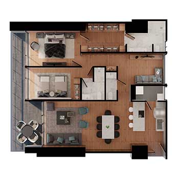 Prototipo Origina Pedregal Departamento